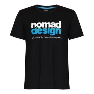 Nomad Design Aqua Fade Logo Short Sleeve Tee Blue