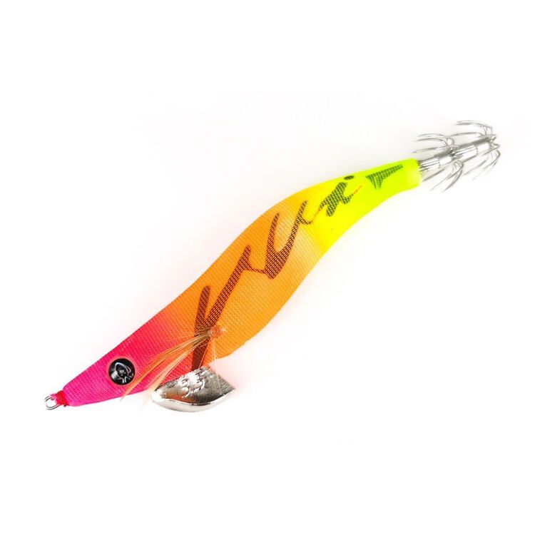 Rui Squid Jig AK20 Clear Red Belly Glow Body Size 3.0 EGI FISHING - Foto 2
