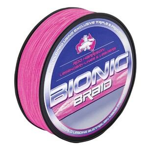 Platypus Bionic 8 Braid Line 300 Yard Spool Pink
