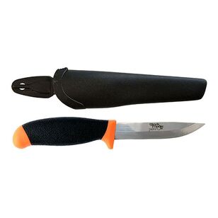 Black Magic 10cm Bait Knife Black & Orange 10 cm