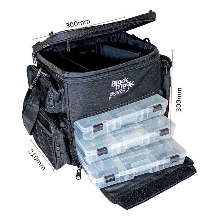 Black Magic Tackle Bag & Trays (3 Pack)