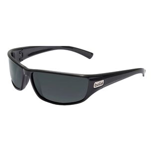 Bolle Python Sunglasses - Shiny Black / TNS Polarised Lenses TNS & Gloss Black One Size Fits Most