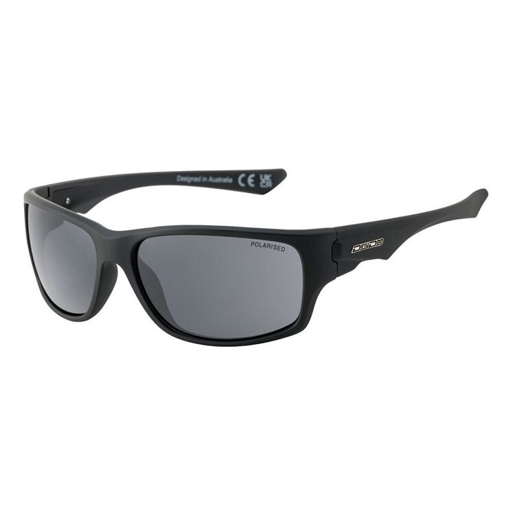 Dirty Dog Ice 53689 Sunglasses - Satin Black / Grey Polarised Lenses
