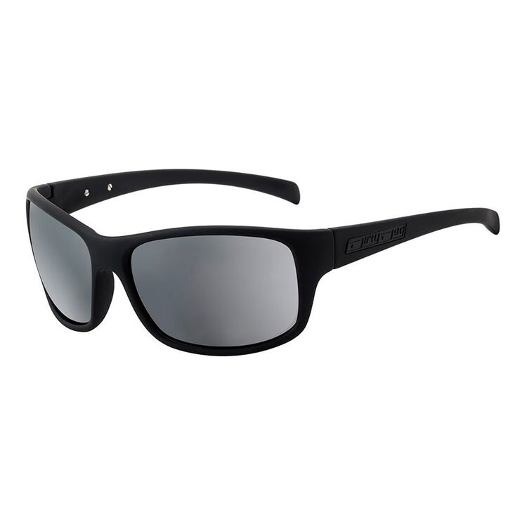 Dirty Dog Phin 53394 Sunglasses - Satin Black / Grey Polarised Lenses