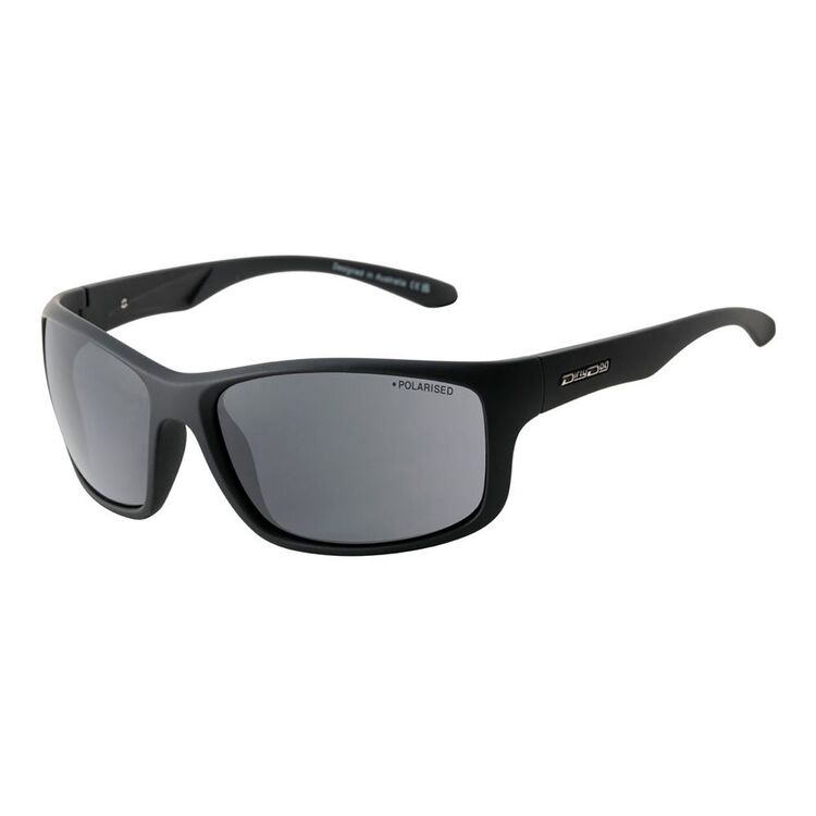 Dirty Dog Splint 53672 Sunglasses - Satin Black / Grey Polarised Lenses