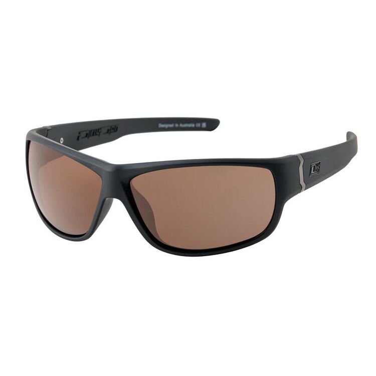 Dirty Dog Vault 53656 Sunglasses - Satin Black / Grey Polarised Lenses