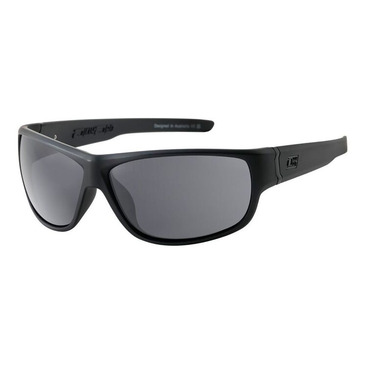 Dirty Dog Vault 53656 Sunglasses - Satin Black / Grey Polarised Lenses