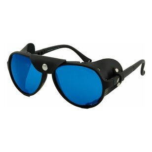 Mako Explorer II 9608 M01 Sunglasses With Polarised Lenses Brown, Blue Mirrow & Matte Black
