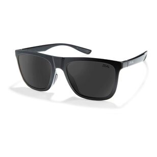 Zeal Boone Sunglasses - Matte Black / Dark Grey Polarised Lenses Grey / Horizon Blue One Size Fits Most