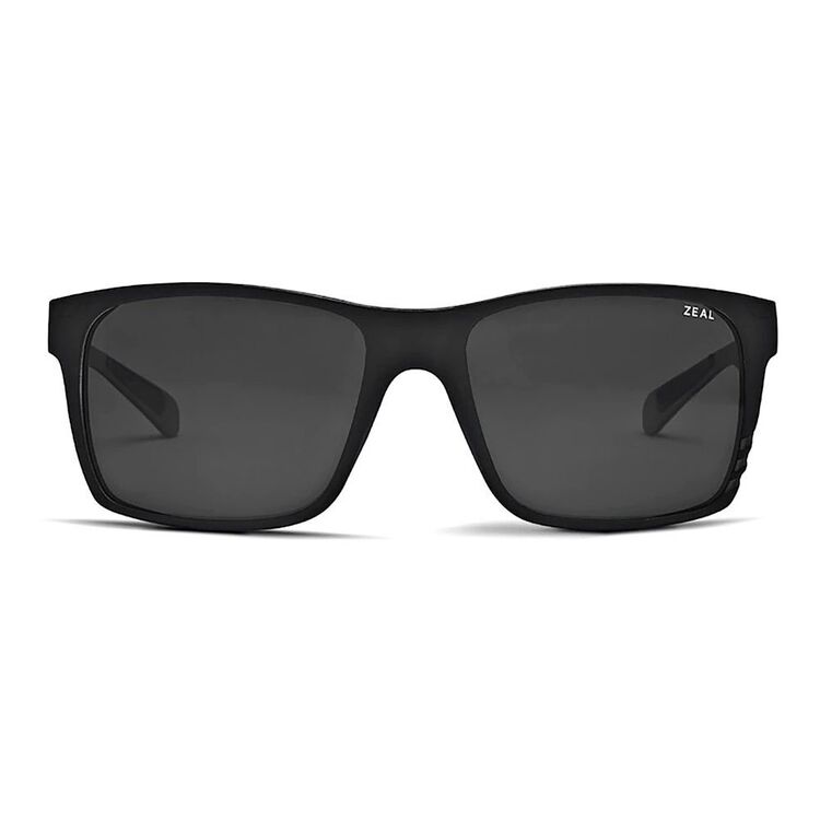Zeal Brewer Sunglasses - Matte Black / Dark Grey Polarised Lenses