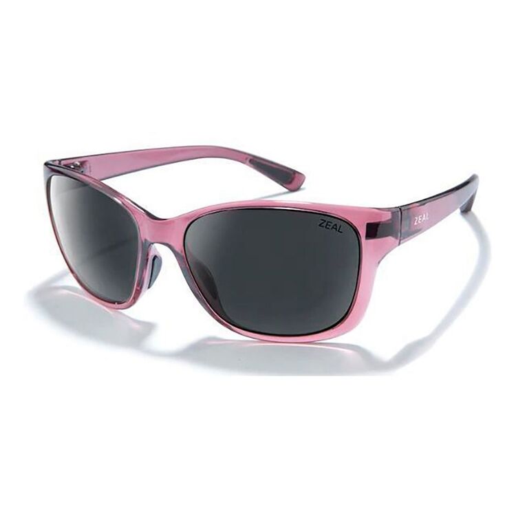 Zeal Magnolia Sunglasses - Plum Gloss / Dark Grey Polarised Lenses Dark Grey / Copper One Size Fits Most