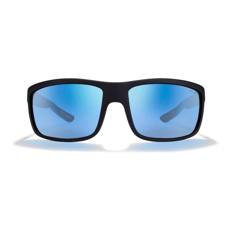 Zeal Red Cliff Sunglasses - Pitch Black / Horizon Blue Polarised Lenses