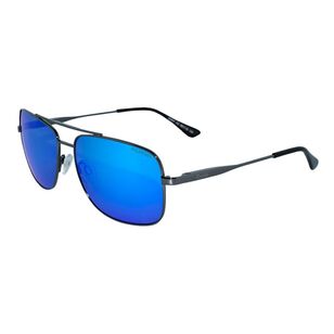 Zenith Ahoy Sunglasses with Revo Polarised Lenses Ice Blue & Gunmetal One Size Fits Most