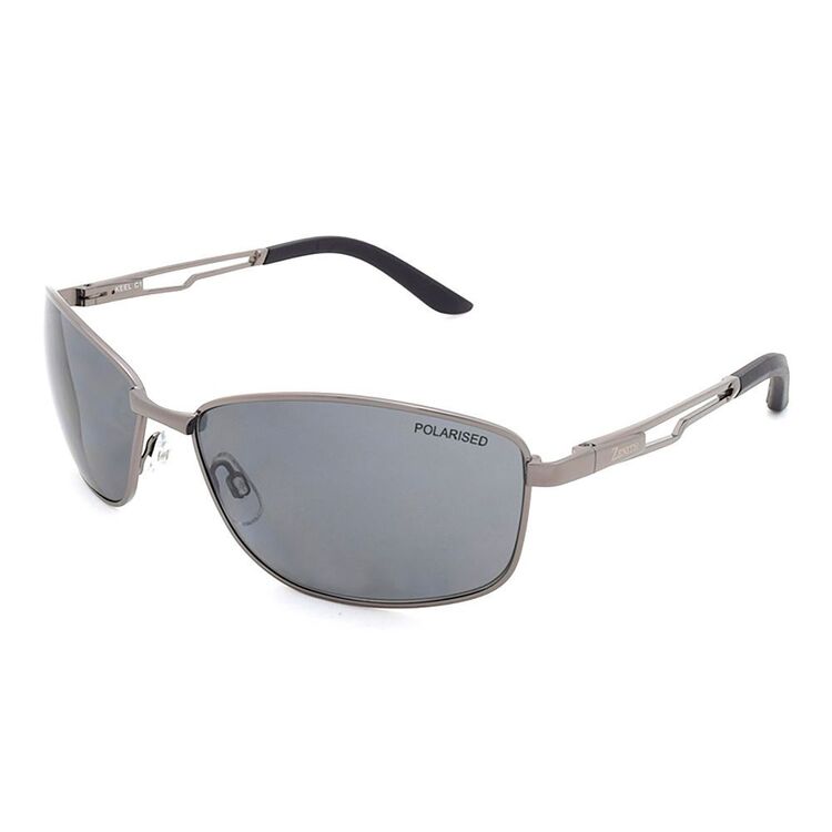 Zenith Keel Sunglasses - Dark Gunmetal / Smoke Polarised Lenses