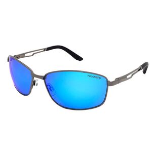 Zenith Keel Sunglasses with Revo Polarised Lenses Blue, White & Brown One Size Fits Most
