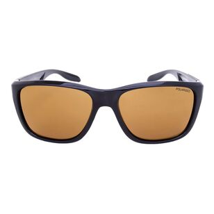 Zenith Privateer Sunglasses with Polarised Lenses Black & Brown One Size Fits Most