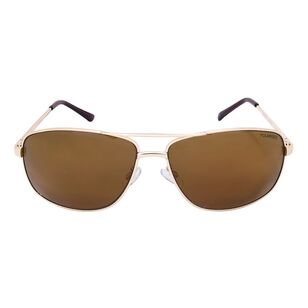 Zenith Refuel Sunglasses with Polarised Lenses Brown & Gold One Size Fits Most