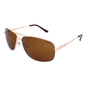 Zenith Refuel Sunglasses with Polarised Lenses Brown & Gold One Size Fits Most