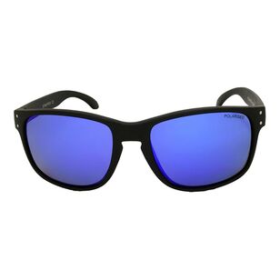 Zenith Strapper Sunglasses with Revo Polarised Lenses Blue & Matte Black One Size Fits Most