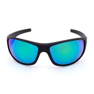 Zenith Two Toes Sunglasses with Revo Polarised Lenses Green & Matte Black One Size Fits Most