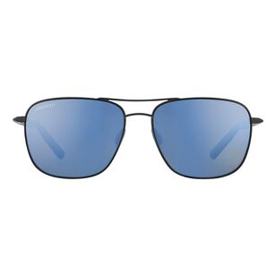 Serengeti Spello Sunglasses With Polarised Lenses Blue / Matte Black & Blue