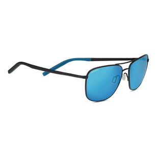 Serengeti Spello Sunglasses With Polarised Lenses Blue / Matte Black & Blue