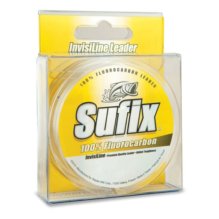 Fuision Leader Line Sufix Invisiline Fluorocarbon Leader Line Clear | Anaconda