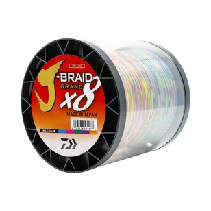 Daiwa J-Braid x8 Grand Braid Line 1500 Metre Spool Multicoloured