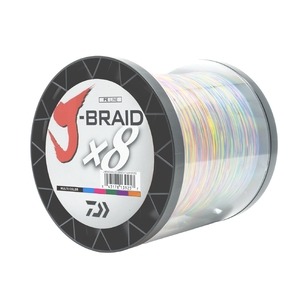 Daiwa J-Braid x8 Braid Line 1500 Metre Spool Multicoloured