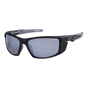 O'Neill ONS 9002 2.0 Sunglasses with Polarised Lenses Matte Black & Smoke Silver