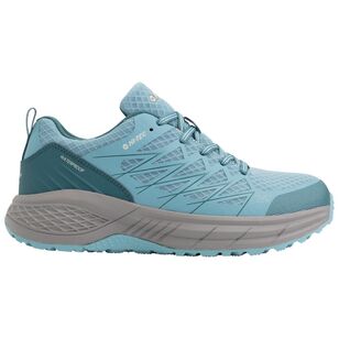 Hi-Tec Women's Trail Lite Waterproof Low Hiking Shoes Sky, Teal, & Grey