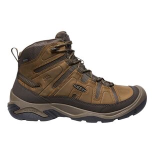 Keen Men's Circadia Waterproof Mid Hiking Boots Bison Brindle