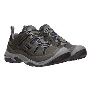 Keen Men's Circadia Vent Low Hiking Shoes Steel Grey & Legion Blue