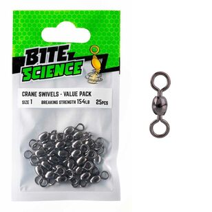 Bite Science Crane Swivels Pack Black