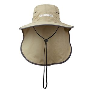 Shimano Unisex Technical Outdoor Hat Khaki
