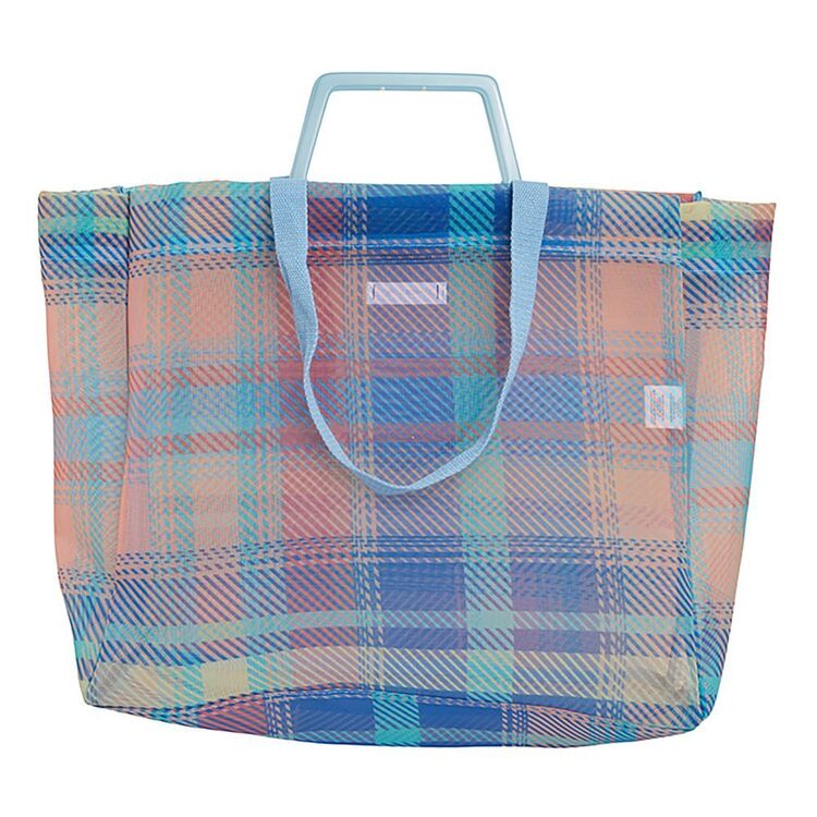 O'Neill Women's Loren Beach Bag Blue Check One Size