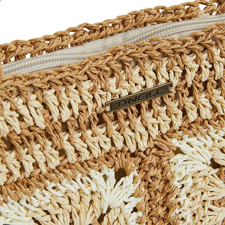 O'Neill Women's May Crochet Beach Bag Natural