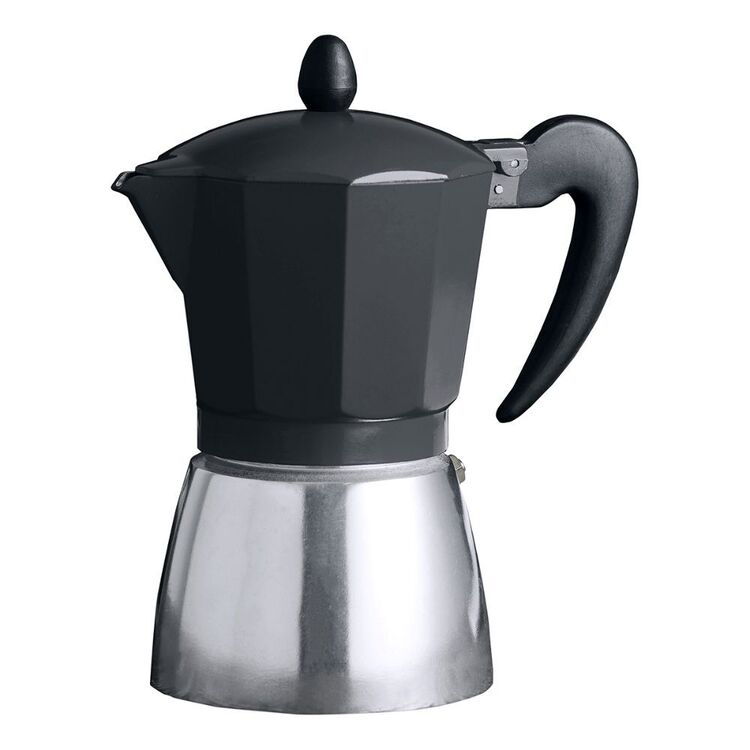 Leaf & Bean Stovetop 3 Cup Espresso Maker Grey