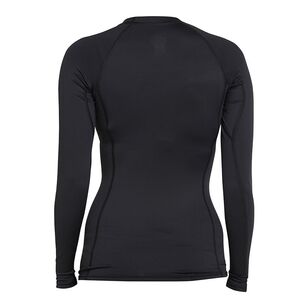 O'Neill Girls Basic 2 Long Sleeve Rash Vest Black
