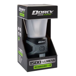 Dorcy Adventure 1500 Lumen Hybrid Recharge/4D Lantern Black 1500 Lumens