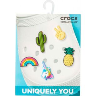 Crocs Fun Trendy Jibbitz 5 Pack Multicoloured