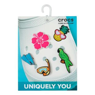 Crocs Tropical Resort Jibbitz 5 Pack Multicoloured