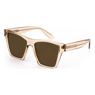 Carve Phoenix Sunglasses Crystal Champagne & Brown One Size Fits Most