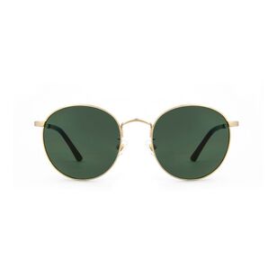 Carve Heidi Sunglasses Brushed Gold Frame & Green One Size Fits Most