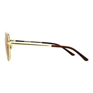 Carve Solana Sunglasses Gloss Gold & Brown Polarised One Size Fits Most