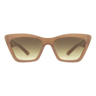 Carve Tahoe Sunglasses Gloss Trans Nude & Brown One Size Fits Most