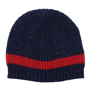 Cape Youth Marle Stripe Beanie Navy One Size Fits Most
