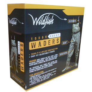Wildfish PVC/Nylon Chest Waders Green
