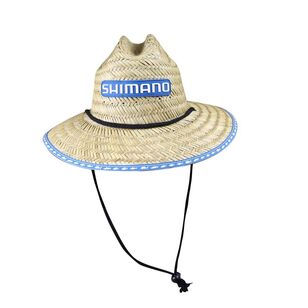 Shimano Kids Sunseeker Straw Hat Blue