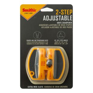 Smiths Adjustable 2 Step Sharpener Yellow & Grey